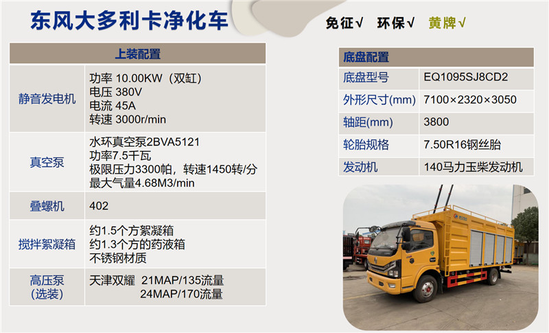 东风大多利卡污水净化车图片5